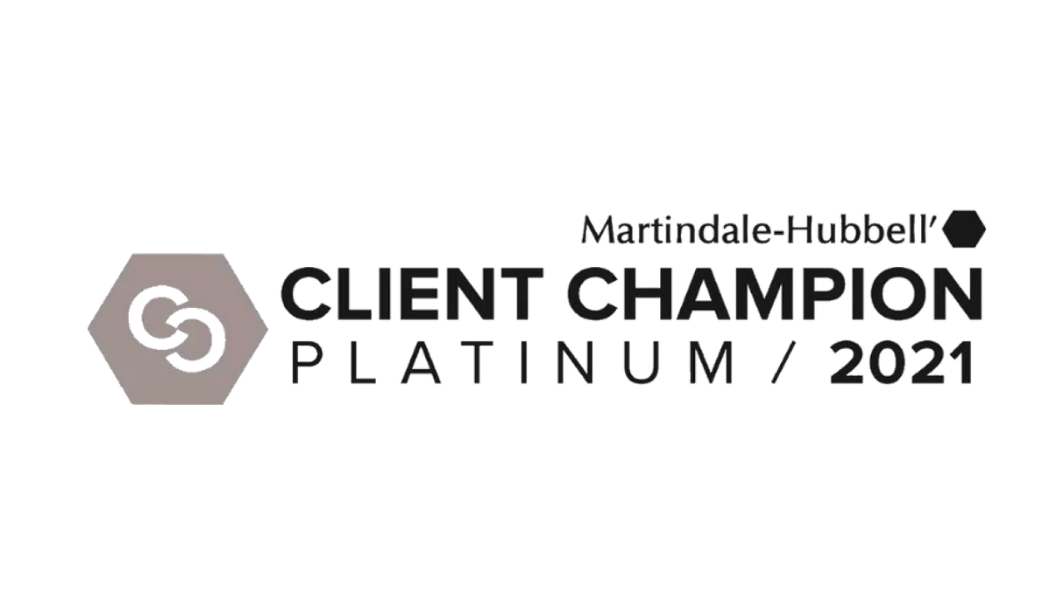 Martindale Client Champion – Platinum